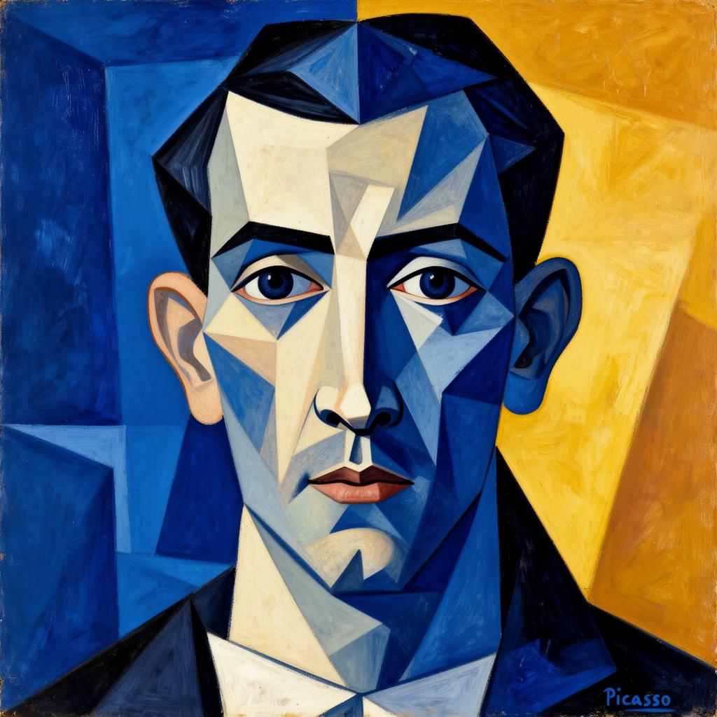 Cubist portrait